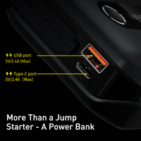 Démarreur de secours portable pour voiture, camion et moto, 10000mAh 4000A, charge rapide, batterie externe d'urgence, lumière LED, écran numérique