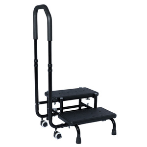 Adjustable 2 Level <b>Step</b> <b>Stool</b> For Elderly Bath Assistance With Height 14cm And 26cm Support - Product Image 4