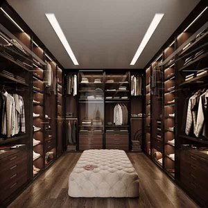 Sistema de armarios integrados modernos Diseños de muebles Puerta corredera de lujo Armario de almacenamiento de pared Armario de madera <span class=keywords><strong>para</strong></span> muebles de <span class=keywords><strong>dormitorio</strong></span> - Product Image 5