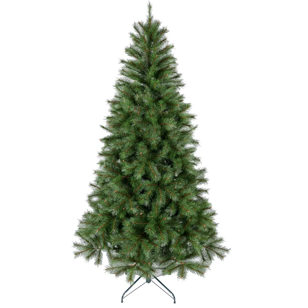 2023 Hard Needle Green Artificial Christmas Tree Indoor Outdoor Decorative Plastic Christmas Tree