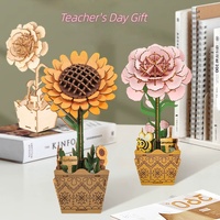 Puzzle 3D en bois personnalisable DIY pour adultes - Kit de construction artisanal gravé et écologique, idée cadeau créative pour la décoration intérieure