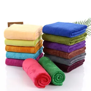 Wholesale Customized Design Logo Hotel Bath Towel Quick-dry Microfiber Towel