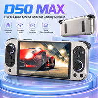 Console de jeu portable D50 MAX avec écran tactile de 5 pouces, système Android, batterie de 5000 mAh, design ergonomique pour la vente en gros en usine