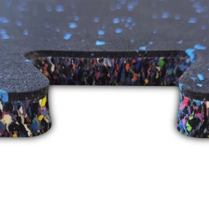 Tapis de sol en caoutchouc pour salle de sport, épaisseur 2 pouces, 10 x 10, pour usage sportif, amortisseur de chocs, vente en gros - Product Image 3