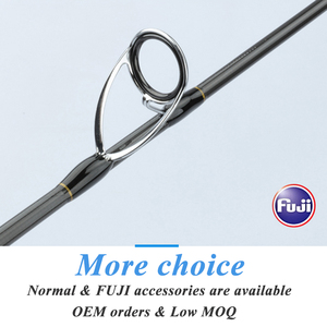 Caña de Pescar <span class=keywords><strong>Bassmaster</strong></span> con Piezas FUJI, de Carbono, para Pesca Lenta con Señuelos, para Lanzamiento y Spinning - Product Image 4
