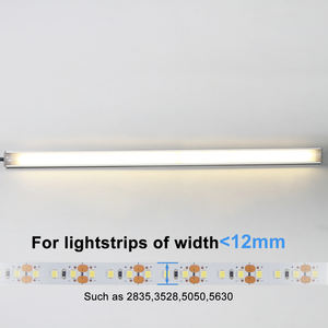 Perfil de aluminio de iluminación de cornisa LED para techo de paneles de yeso y placas de yeso - Product Image 3