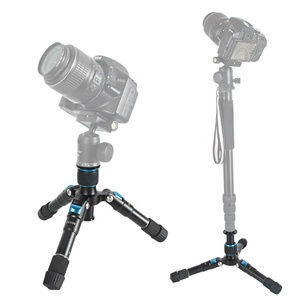 <span class=keywords><strong>Mini</strong></span> trípode de escritorio portátil, aleación de aluminio, para cámara Canon, Sony, DSLR, 2021 pulgadas, carga de hasta 11 libras, novedad de 18,9 - Product Image 1