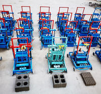 Machines électriques automatiques pour la fabrication de briques Petit mini-bloc creux Machine de fabrication de blocs d'argile et de ciment