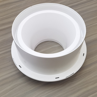 Diffuseur d'air à buse sphérique en plastique avec direction réglable et installation facile pour usage professionnel