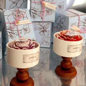 Vente chaude basse température camélia Style sans fumée 100% cire de soja bio aromathérapie à la main vacances Thanksgiving décoration bougies - Product Image 3