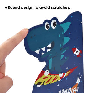 <span class=keywords><strong>Sujetalibros</strong></span> Resistentes FOSKA, Cuerpo de Metal, Diseño de Dinosaurio, Bonito Soporte para Libros para Decorar Librerías, Oficinas o Habitaciones <span class=keywords><strong>Infantiles</strong></span> - Product Image 3