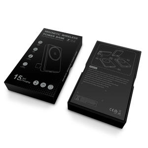 Gadgets électroniques Nouvelle MINI Banque d'alimentation sans fil mince Magsafered pour batteries Support caché Banques d'alimentation 3 en 1 avec écran - Product Image 6