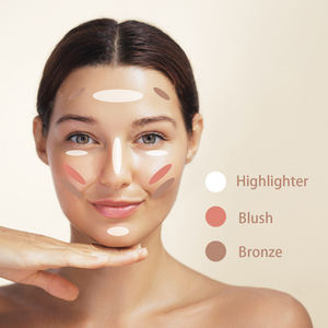 <span class=keywords><strong>PHOERA</strong></span> 3 en 1 PALETA DE MAQUILLAJE colorete bronceador resaltado - Product Image 3