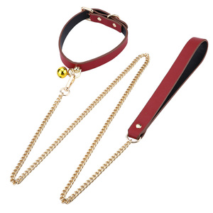 Equipo de Bondage de cuero BDSM, Kit de Bondage, esposas de mano, Collar sexual, paleta para BDSM, ataduras de Bondage - Product Image 6