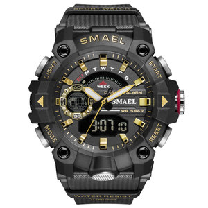 Montres pour hommes SMAEL 8040 <span class=keywords><strong>montre</strong></span>-bracelet résistante à l'eau montres de sport numériques - Product Image 3