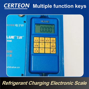 배터리 작동 고정밀 누설 감지 휴대용 냉매 저울 HVAC 서비스용 가스 냉매 저울 - Product Image 5