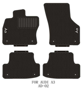 Tapis de voiture en latex/PVC/caoutchouc 2D imperméables et durables pour toutes les saisons, adaptés à l'<span class=keywords><strong>Audi</strong></span> A3 (2005 2006 2007 2008) - Product Image 2