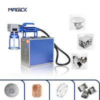 Source laser 100,000 hr sur mesure 30w 50W Mini machine de gravure de marquage laser à fibre portable pour métal bois papier plastique