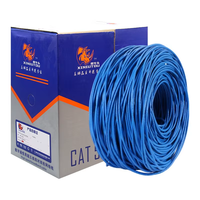 Câble Réseau CAT6 Super Classe 5 Modèle BK-60 Norme Nationale Projet POE Surveillance Spécial Paire Torsadée Cuivre UTP