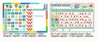 Tableau de récompense complet pour enfants en matériau PET personnalisé le plus vendu avec aimants effaçables à sec et liste de tâches