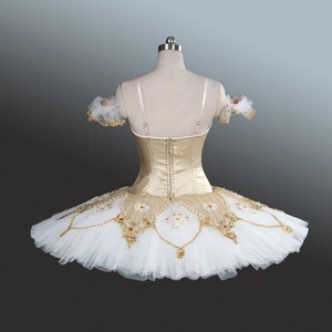 Robe tutu de ballet classique pour filles avec 12 couches de variations de crêpes en tulle rigide <span class=keywords><strong>Herta</strong></span> Raymonda pour la danse Made in Pakistan - Product Image 3