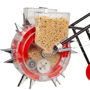 Double Funnels Handheld seed planter seed planter and fertilizer drill/corn seeder with fertilizer