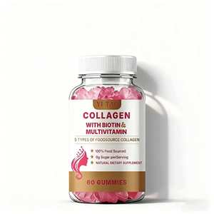 Gummies de vitamine E sans sucre à marque privée OEM pour le blanchiment de la peau, Gummies de collagène pour adultes pour le blanchiment de la peau - Product Image 1