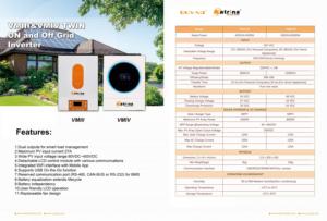 Ouyad TWIN 6K <span class=keywords><strong>Onduleur</strong></span> Solaire Hybride, 6000W, 48VDC, 120A MPPT, LCD, RS485/CAN-BUS, USB OTG, Stockage Solaire Domestique Hors Réseau - Product Image 4