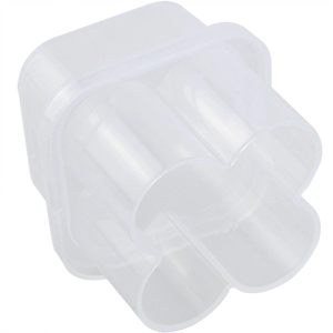 Boîte de rangement pour flacons de 3 ml, en plastique PP recyclable, transparente, antichoc, organiseur de cosmétiques avec gaufrage - Product Image 2