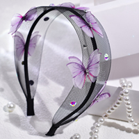 YouLaPan – bandeau papillon exquis pour mariages, fait à la main, élégant, pour femmes, accessoires pour cheveux pour banquets et soirées dansantes, YXA158