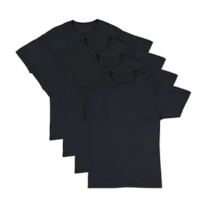 เสื้อยืดผู้ชายพิมพ์โลโก้ได้ตามต้องการ,เสื้อยืดสีดำใส่ได้ทั้งชายและหญิงทำจากไม้ไผ่ออร์แกนิคสำหรับใส่ออกกำลังกายในยิมฟิตเนสฝึกฝน