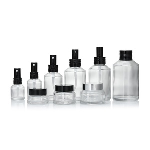 Muestras gratis de lujo 15ml 30ml 60ml 100mL 120ml ámbar transparente hombro inclinado vidrio niebla Spray botella de <span class=keywords><strong>Perfume</strong></span> con tapa de aluminio dorado - Product Image 4