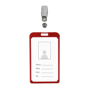 Porta Tarjetas de Identificación Metálico al por Mayor con Clip y Logotipo Impreso - Product Image 5