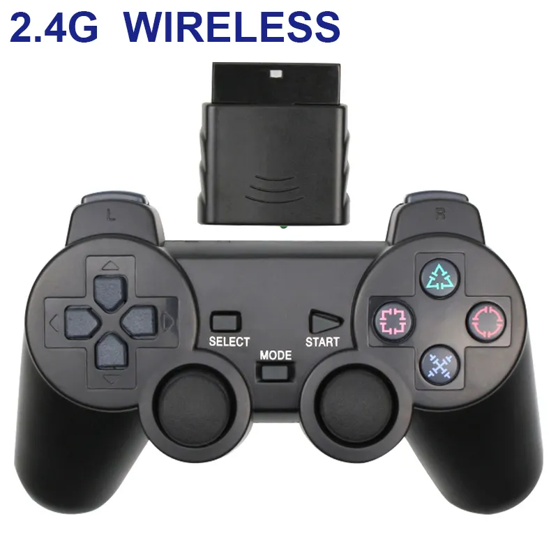 2.4G Controlador Sem Fio para PS2 Gamepad para PS2 2 PC Game Controller Sem Fio Joystick para Playstation