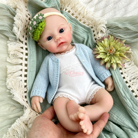 Poupées Reborn en Silicone Collection Artiste avec Cheveux, Corps Souple, Détails Réalistes, Cadeau Compagnon