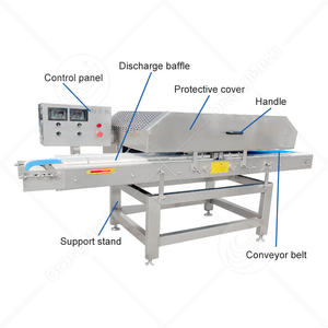 ORME Automatique Máquina cortadora de carne de pechuga de pollo fresca cruda Máquina cortadora de rebanadas de carne de res paralela - Product Image 2