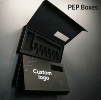 Individuelles Logo Peptid-Behälterbox mit Silberfolie Luxus-Geschenkbox für 3ml 10ml Peptid-Pen mit EVA-Schaumstoffeinlage