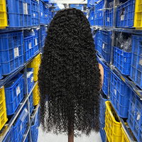 Perruque en dentelle de cheveux humains naturels vietnamiens en gros, perruques frontales en dentelle de cheveux humains ondulés, perruques sans colle de 30 pouces pour femmes noires