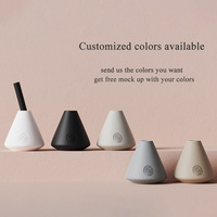 C&H Wholesale Home Decor Ensemble diffuseur à bâtonnets en céramique de luxe 300 ml, boîte de parfum d'ambiance, 100% fait main, sans BPA, énergie guérisseuse, porte-bonheur