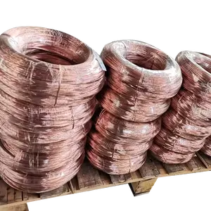中国优质持久低价8毫米原料铜包钢线材