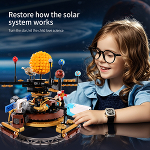 Set di Costruzioni Creative Fai-da-te 2026: Modellino del Sistema Solare e Pianeti, Giocattolo Decorativo per Bambini - Product Image 4