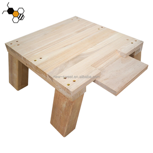 Caja <span class=keywords><strong>de</strong></span> colmena <span class=keywords><strong>de</strong></span> abejas Warre <span class=keywords><strong>de</strong></span> 3 niveles sin montar con 8 cuadros y soporte para colmena - Product Image 4