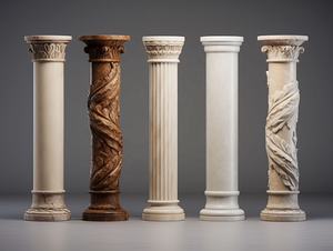 <span class=keywords><strong>Columnas</strong></span> <span class=keywords><strong>de</strong></span> Hormigón Reforzado con Fibra <span class=keywords><strong>de</strong></span> Vidrio (GRC) <span class=keywords><strong>Estilo</strong></span> Europeo, Columna Griega, Pilar Romano, Pilar Corintio, Diseño Personalizado, Columna GRC - Product Image 5