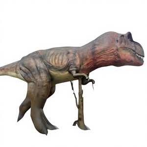 Modelo de Dinosaurio Animatrónico Personalizado de Tamaño Real en Fibra de Vidrio y Metal para Uso en Interiores/Exteriores en Parques de Dinosaurios, Centros Comerciales y Jardines - Product Image 1