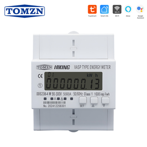 TOMZN 90-300VAC 60A Medidor de energía monofásico Kwh Temporizador de monitoreo con voltaje Acción de corriente Protección de energía bidireccional - Product Image 2