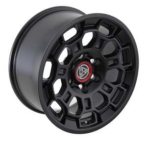 ล้อแม็กซ์ XINLAI แบบกำหนดเอง สีดำซาติน ลายเรขาคณิต สำหรับรถออฟโรด 4x4 สำหรับ Toyota Tacoma Tundra - Product Image 5