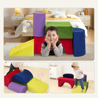 Sofá modular comercial divertido de diseño moderno, muebles de sala de estar para jugar en casa para niños recién tapizados