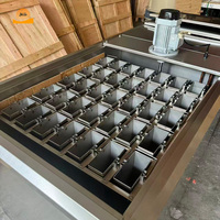 Machine à glaçons industrielle professionnelle de 0,5 tonne, en acier inoxydable, système de production de blocs de glace commerciaux
