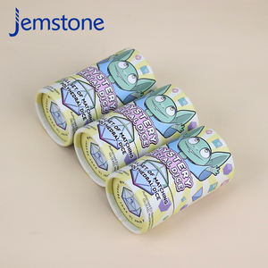 Caja contenedora de tubo de papel de grado alimenticio de cartón reciclado impreso personalizado, cilindro de tubo, embalaje de tubo de papel de té y café Kraft - Product Image 5