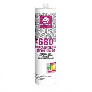 Colle silicone acide <span class=keywords><strong>Sozen</strong></span>-680 de qualité commerciale, haute résistance, anti-fissures, mastic pour joints de construction de l'usine <span class=keywords><strong>Sozen</strong></span> - Product Image 4